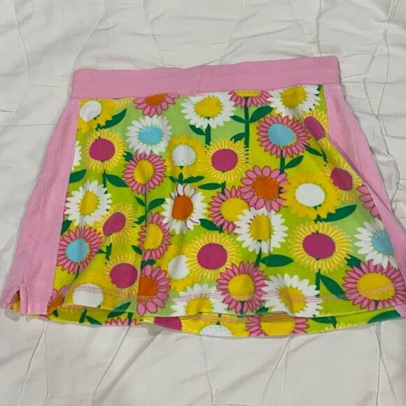 Vintage Lilly Pulitzer Cotton Floral A-Line Skirt - Pink, Green, yellow - Picture 2 of 5